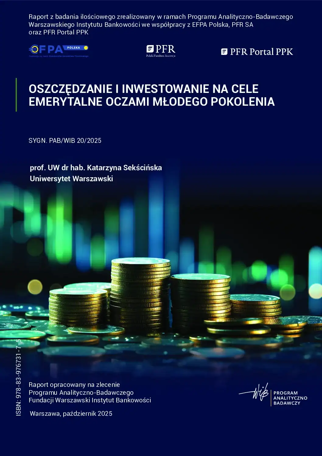 WIB_Raport_Emerytury_20_2025-pdf Oszczędzanie i inwestowanie na cele emerytalne oczami młodego pokolenia - obrazek 1