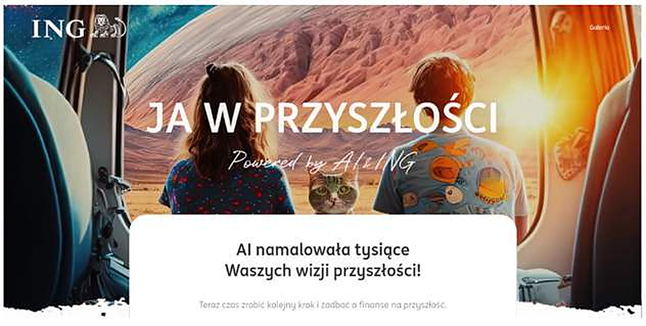 ING – „Ja w przyszłości. Powered by AI & ING”