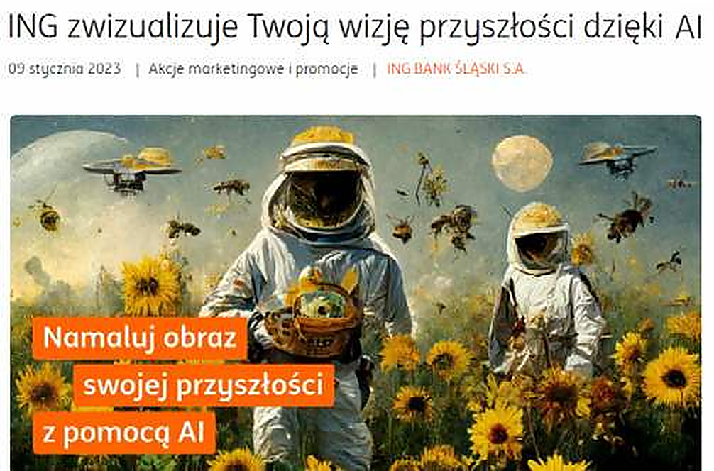 ING zwizualizuje Twoją wizję przyszłości dzięki AI – Namaluj obraz swojej przyszłości z pomocą AI